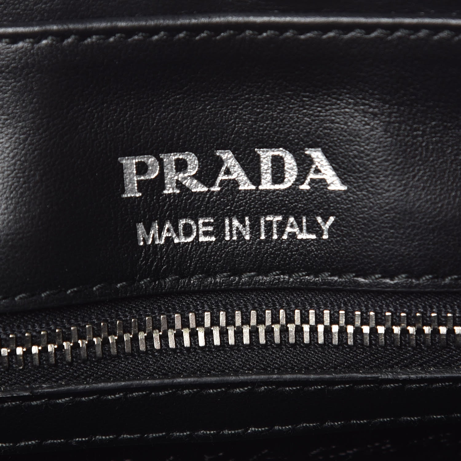 Prada Soft Calfskin Diagramme Crossbody Bag Black 6 of 8
