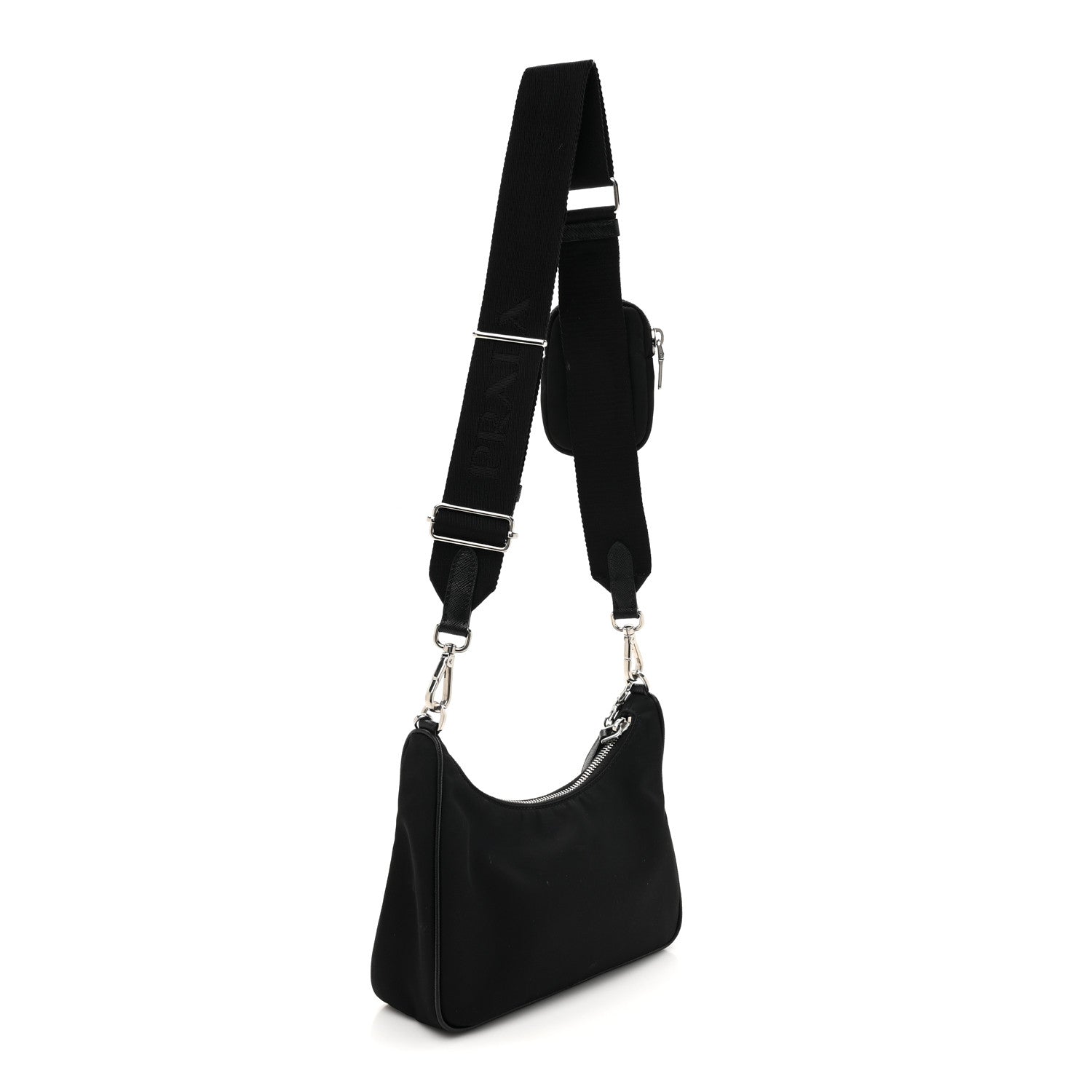 Prada Nylon Re-Edition 2005 Shoulder Bag Black 2 of 13
