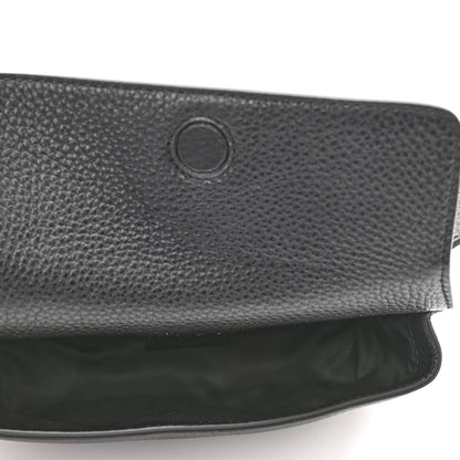 Gucci Pebbled Calfskin Soho Flap Belt Bag Black 5 of 11