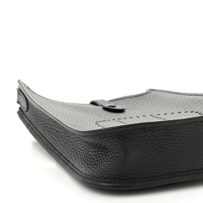 Hermes Taurillon Clemence Evelyne TPM Black 9 of 11