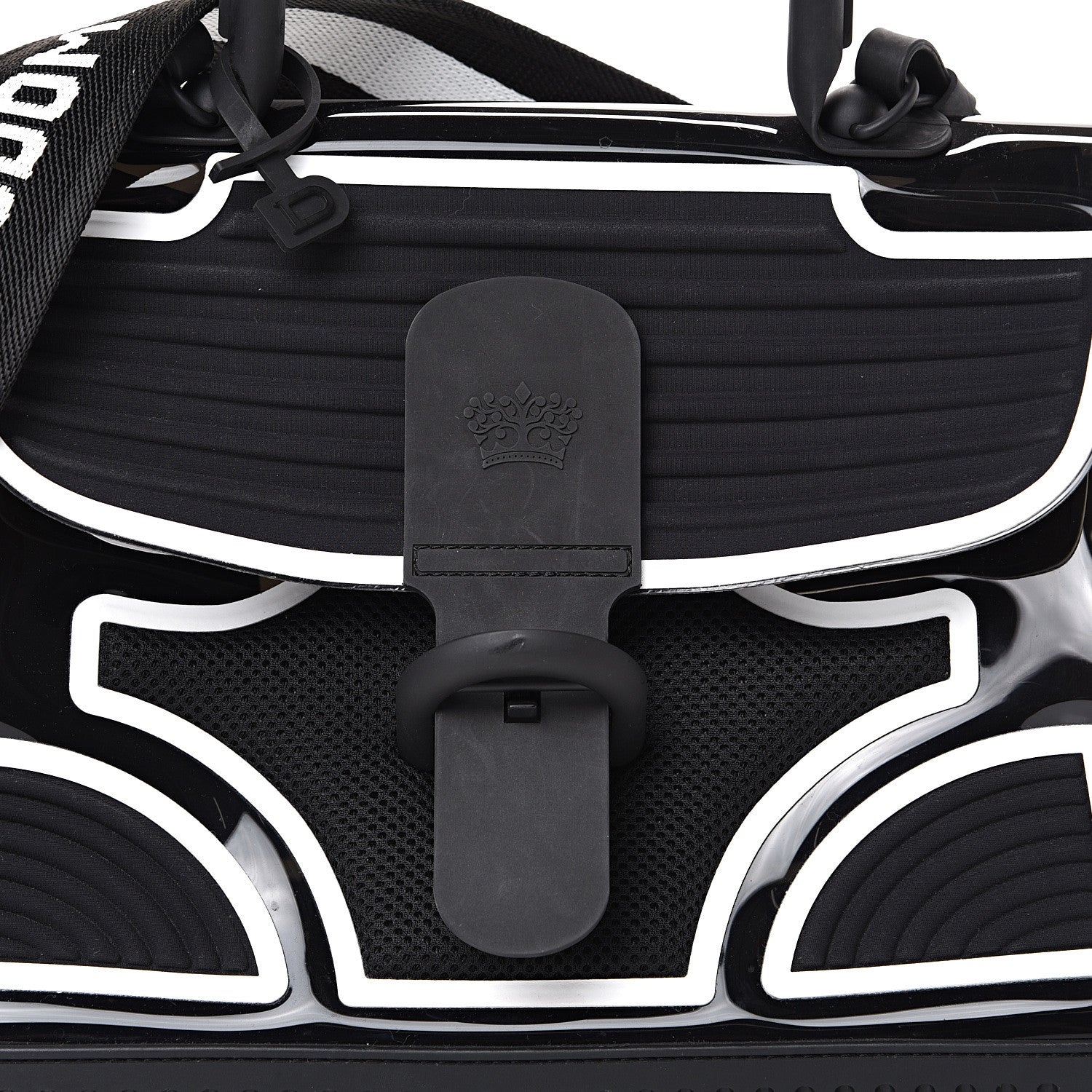 Delvaux PVC Lycra Champion Brillant Satchel Black 7 of 11