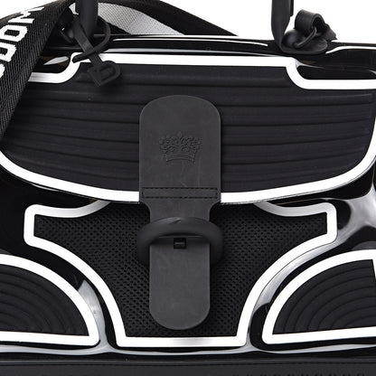 Delvaux PVC Lycra Champion Brillant Satchel Black 7 of 11