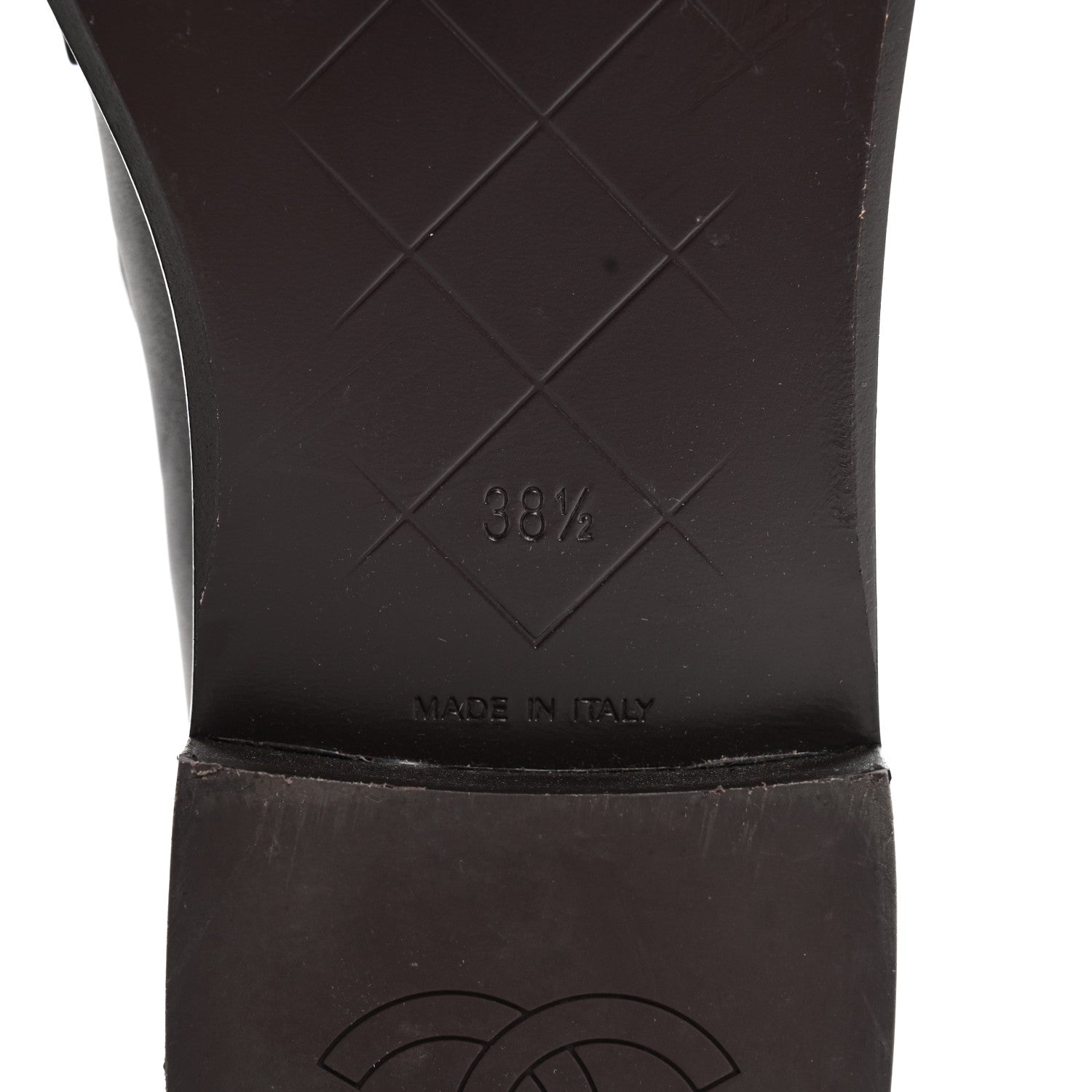 Chanel Lambskin Quilted CC Turnlock Loafers 38.5 Dark Brown 7 of 10