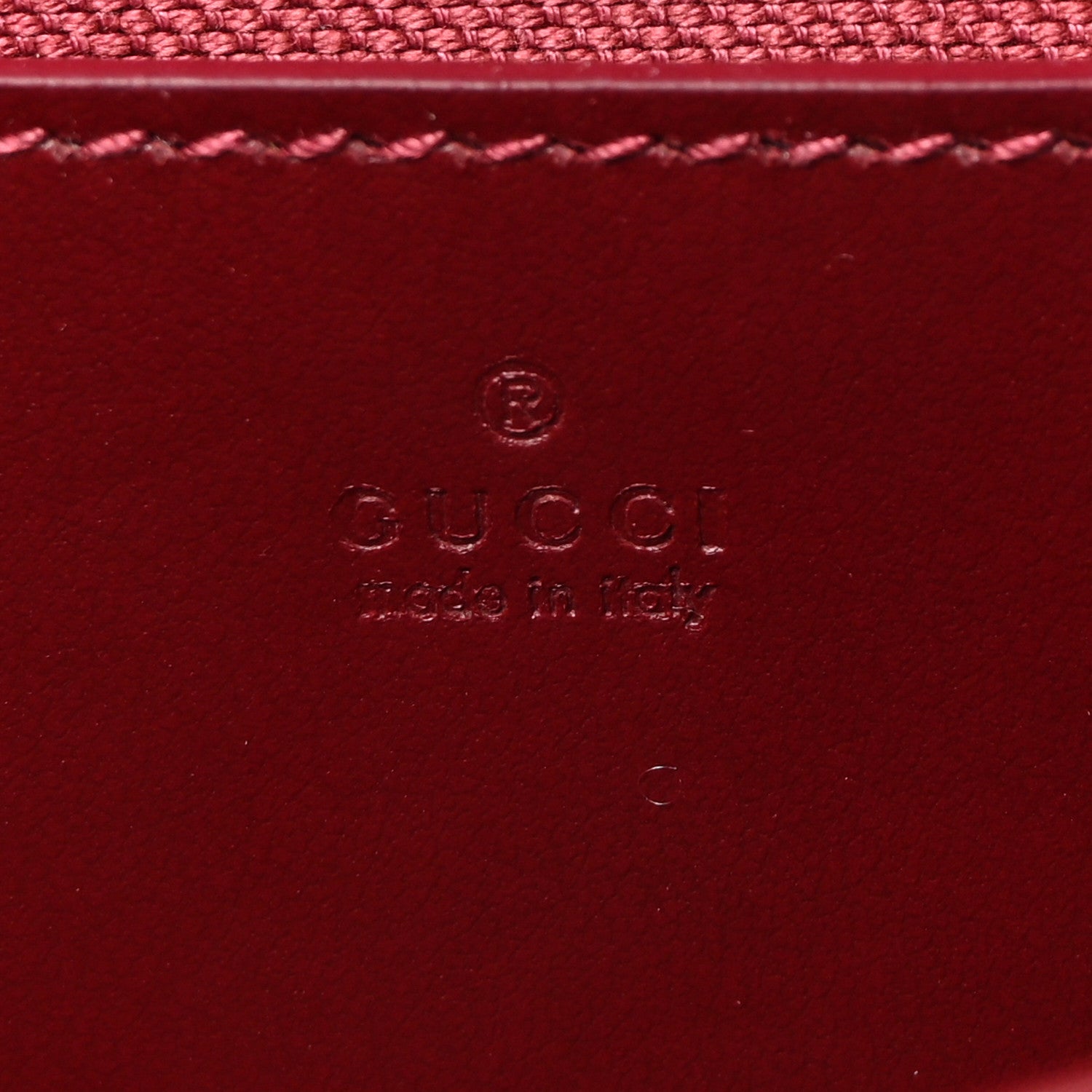 Gucci GG Supreme Monogram Cat Print Mini Shoulder Bag Beige Ebony Rosso Ancora 6 of 9