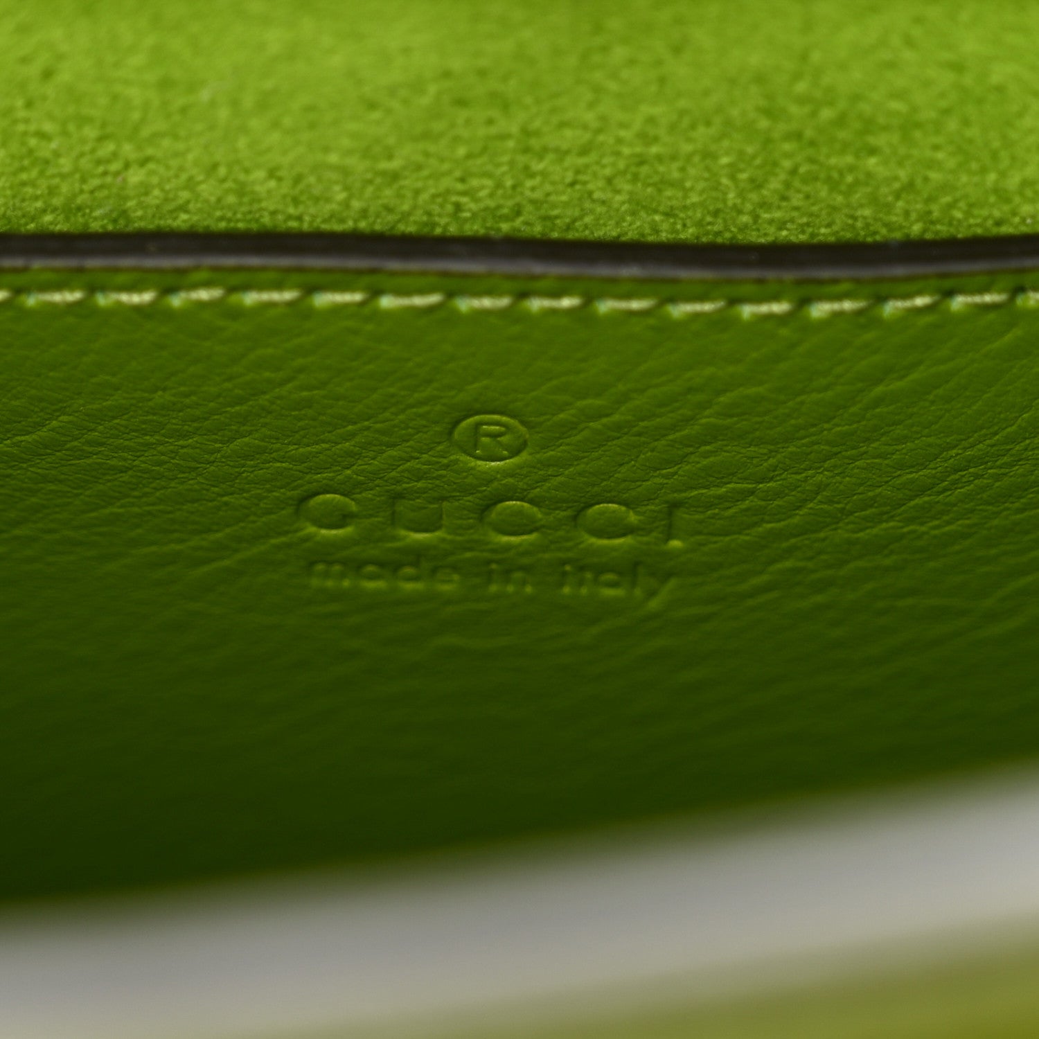 Gucci Moire Canvas Calfskin Crystal GG Monogram Mini Diana Tote Bag Green 7 of 9