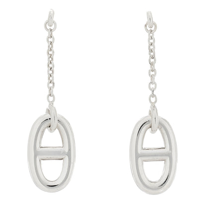 Hermes Sterling Silver Farandole Drop Earrings 1 of 4