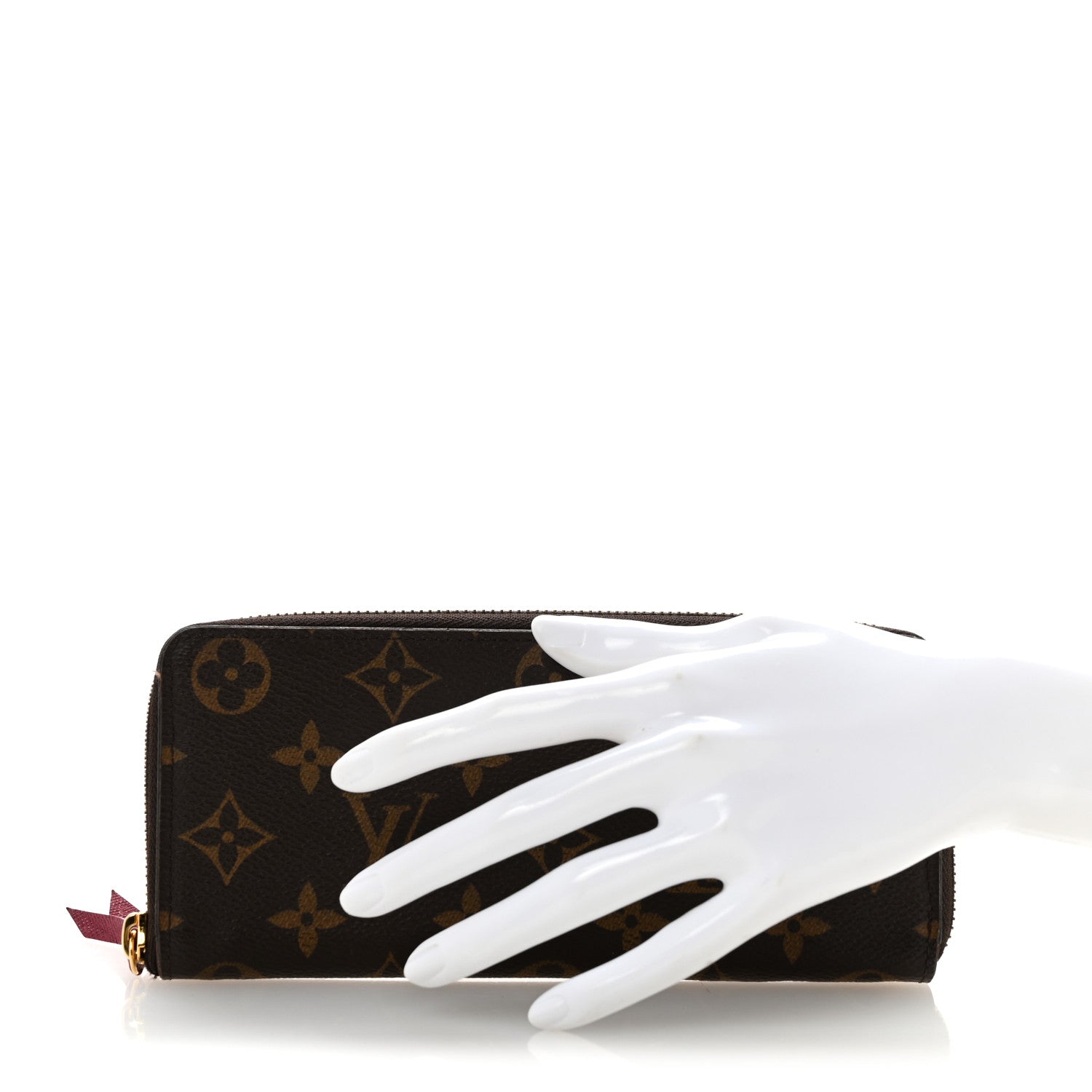 Louis Vuitton Monogram Clemence Wallet Fuchsia 2 of 10