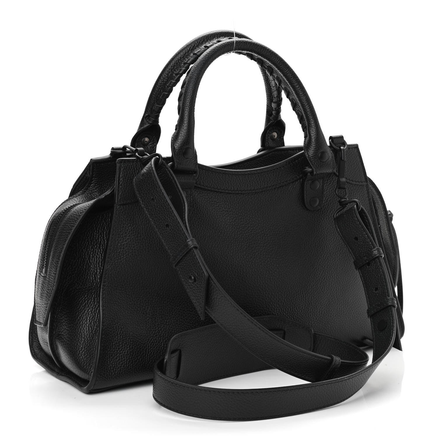 Balenciaga Grained Calfskin Neo Classic Black Hardware S City Black 3 of 10