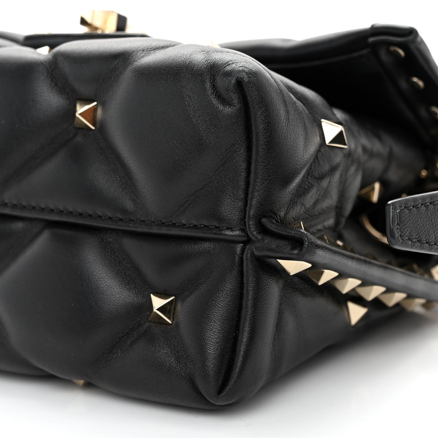 Valentino Garavani Nappa Mini Candystud Top Handle Bag Black 9 of 15