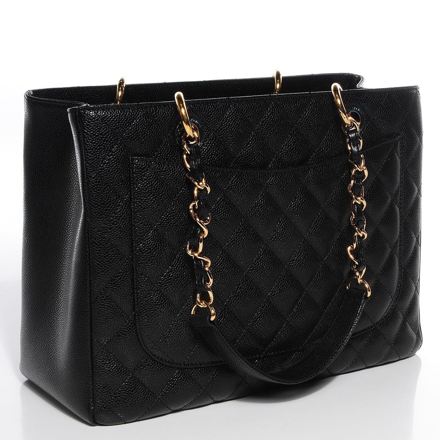 Caviar Grand Shopping Tote GST Black