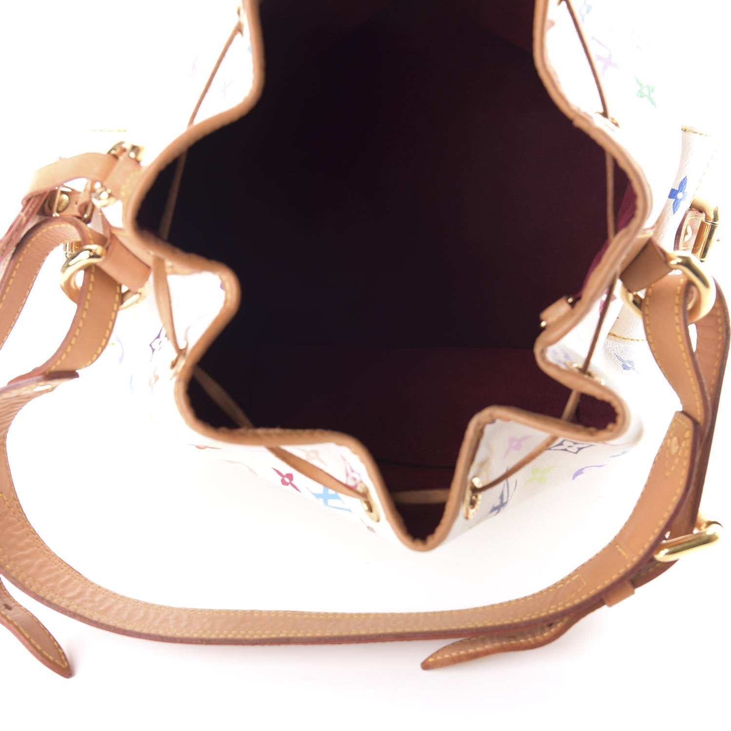 Louis Vuitton Monogram Multicolor Petit Noe White 5 of 9