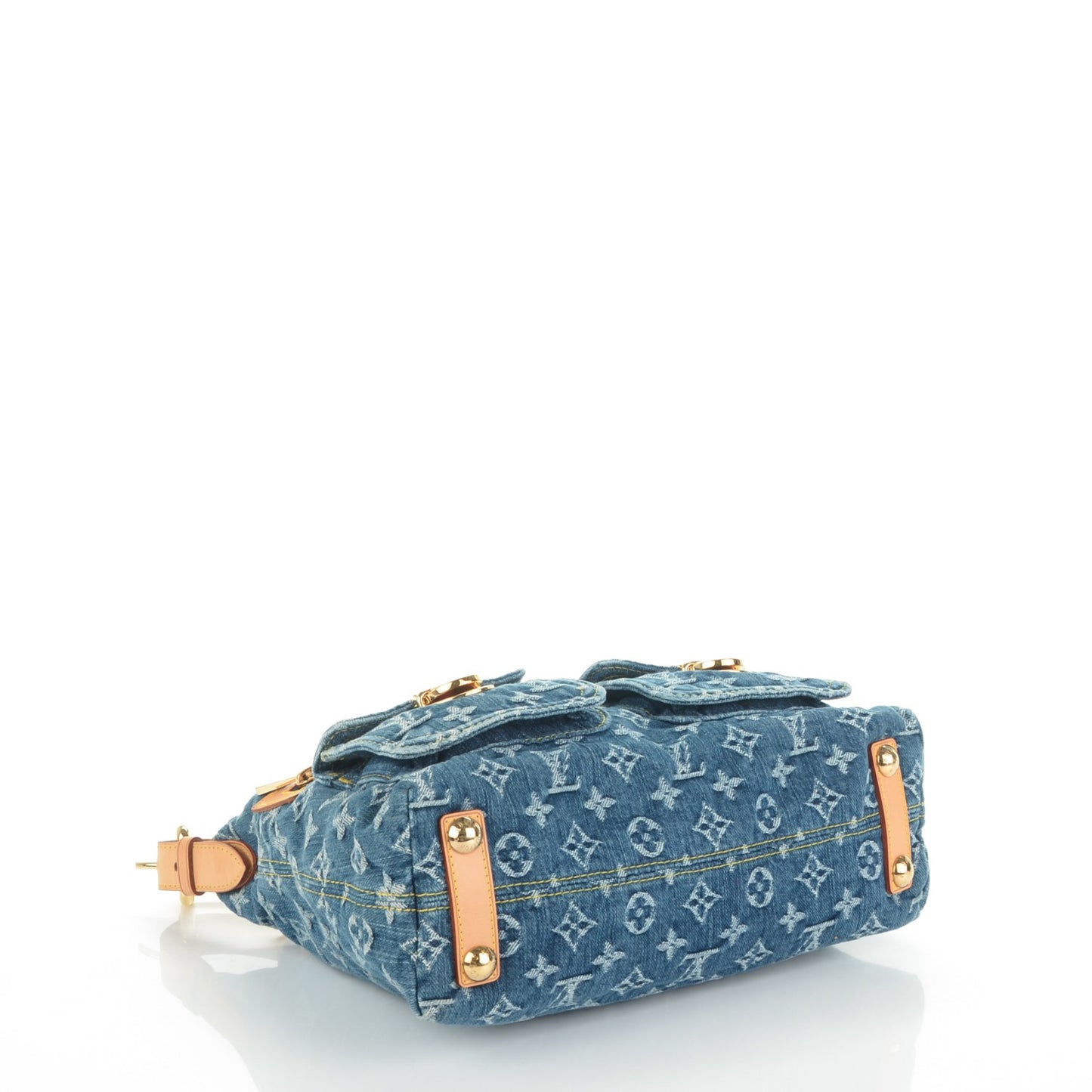 Monogram Denim Baggy PM Blue