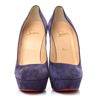 Christian Louboutin Veau Velours Bianca 140 Pumps 38 Iris 3 of 18