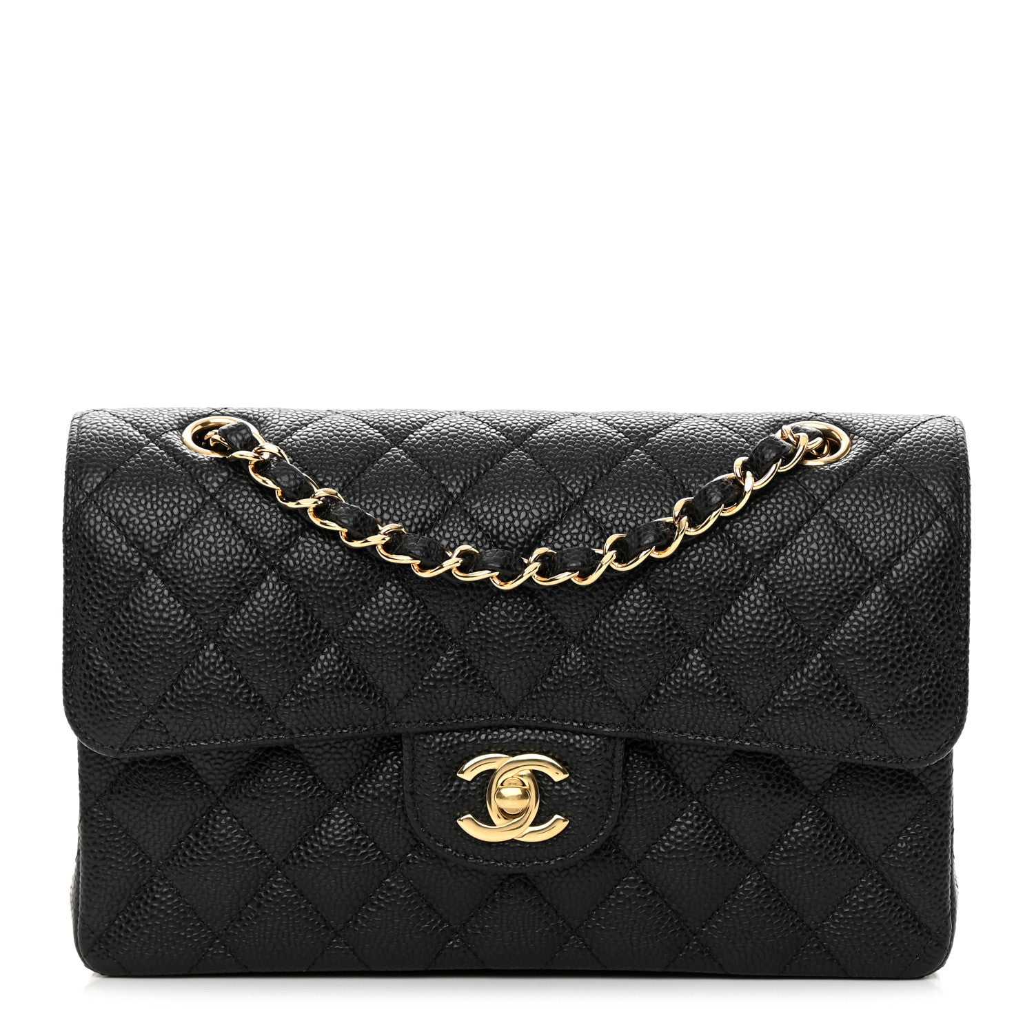 Chanel Caviar Quilted Small Double Flap Black 1 of 17
