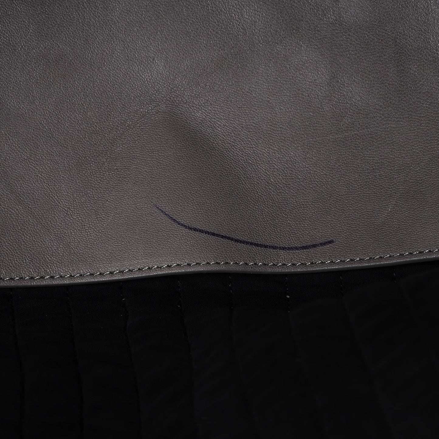 Veau Papier A4 Stitched Tote Grey