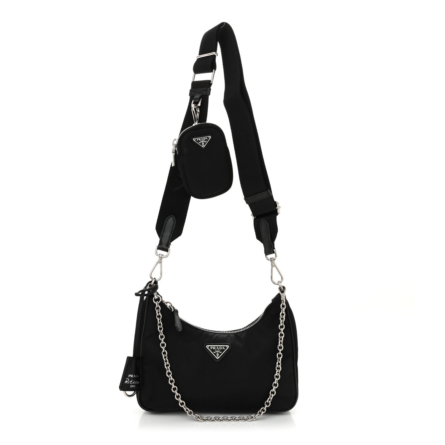Prada Nylon Re-Edition 2005 Shoulder Bag Black 1 of 13
