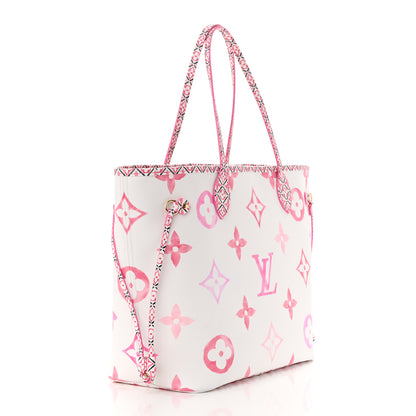 Louis Vuitton Monogram Giant By The Pool 2.0 Neverfull MM Rose 3 of 9