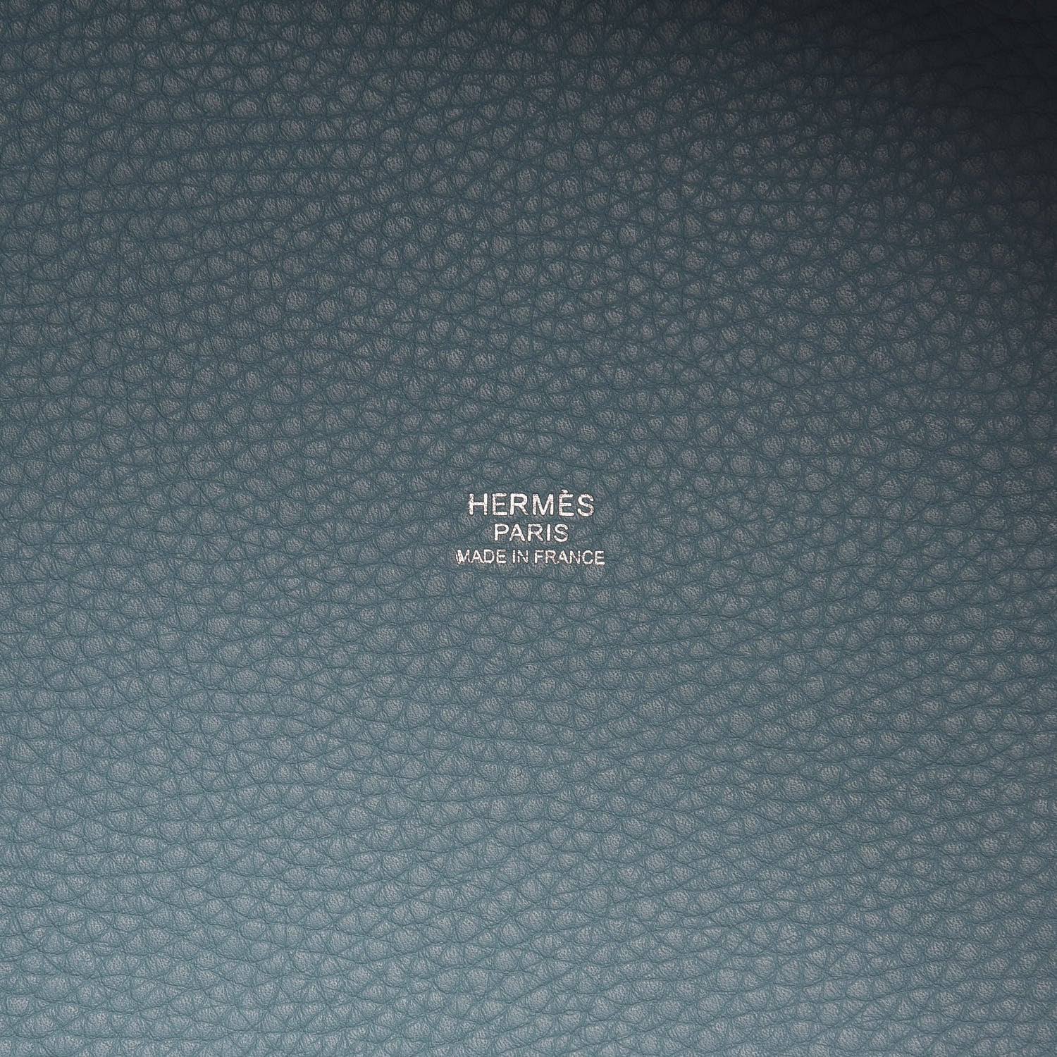 Hermes Taurillon Clemence Picotin Lock 22 MM Bleu Atoll 6 of 9