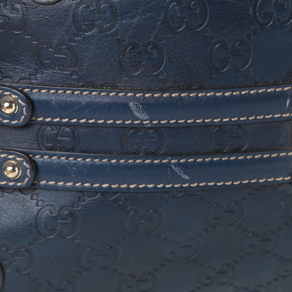 Gucci Guccissima Large Wave Boston Blue 10 of 12