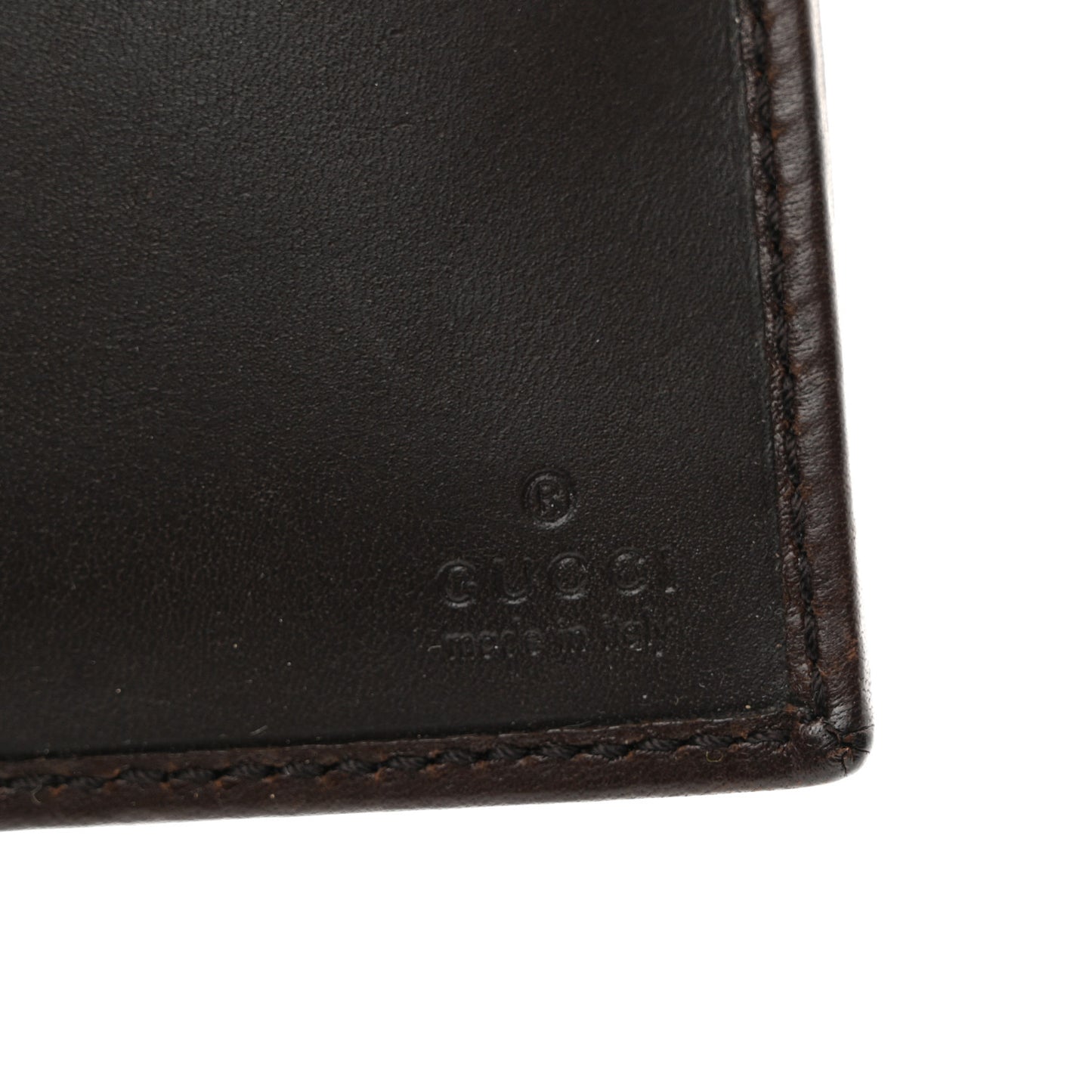 Monogram Calfskin Ladies Web Continental Wallet Beige Ebony Cocoa
