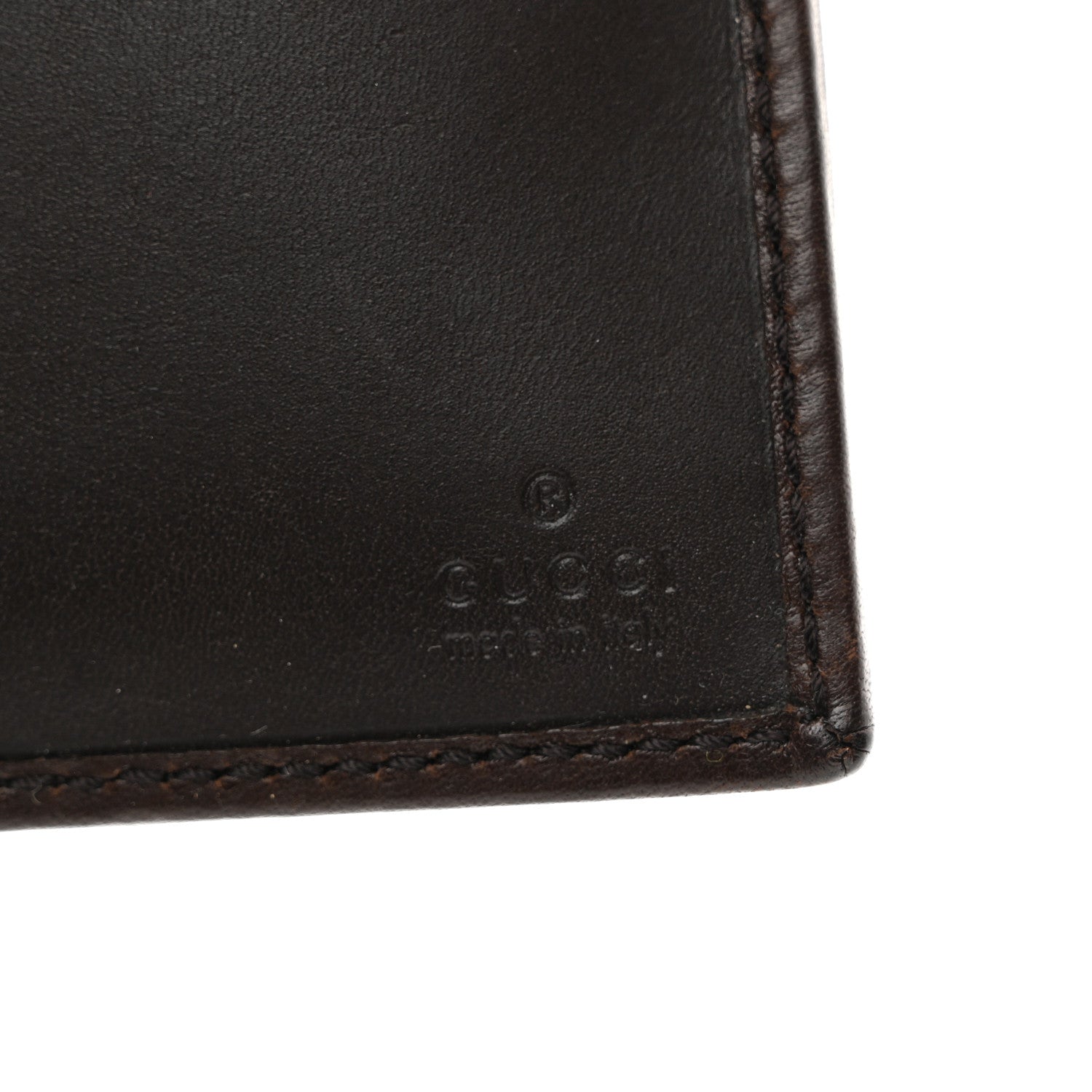 Gucci Monogram Calfskin Ladies Web Continental Wallet Beige Ebony Cocoa 6 of 8