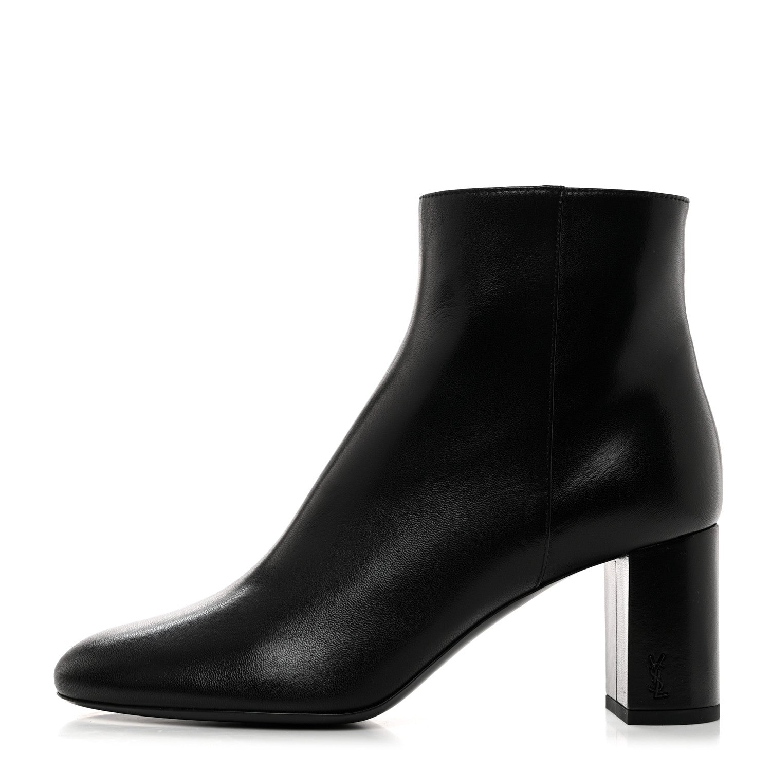 Saint Laurent Nappa Vendome Loulou Ankle Zip Boots 39.5 Black 1 of 9