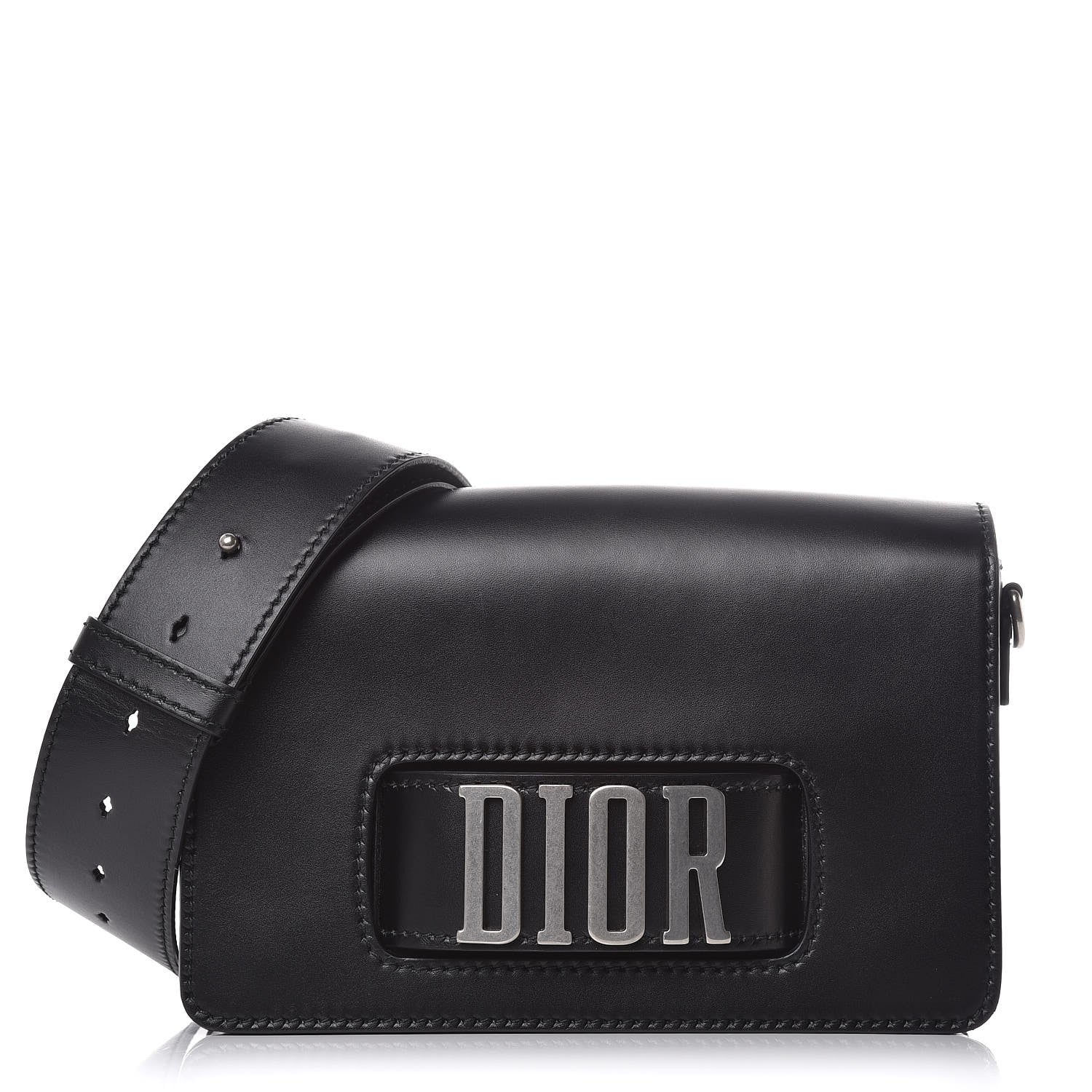 Christian Dior Smooth Calfskin Dio(r)evolution Flap Bag Black 1 of 9