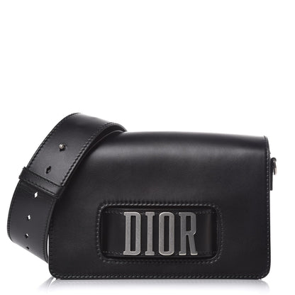 Christian Dior Smooth Calfskin Dio(r)evolution Flap Bag Black 1 of 9