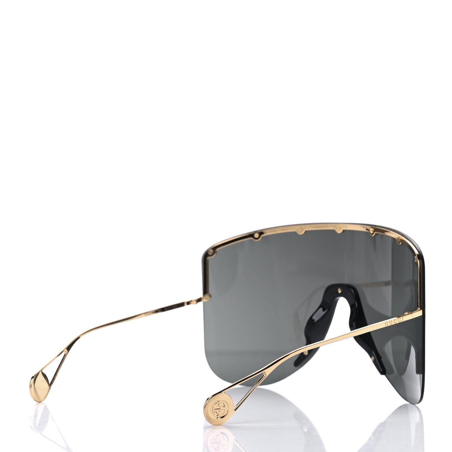 Gucci Acetate Oversized Aviator Star Sunglasses GG0541S Black 4 of 7