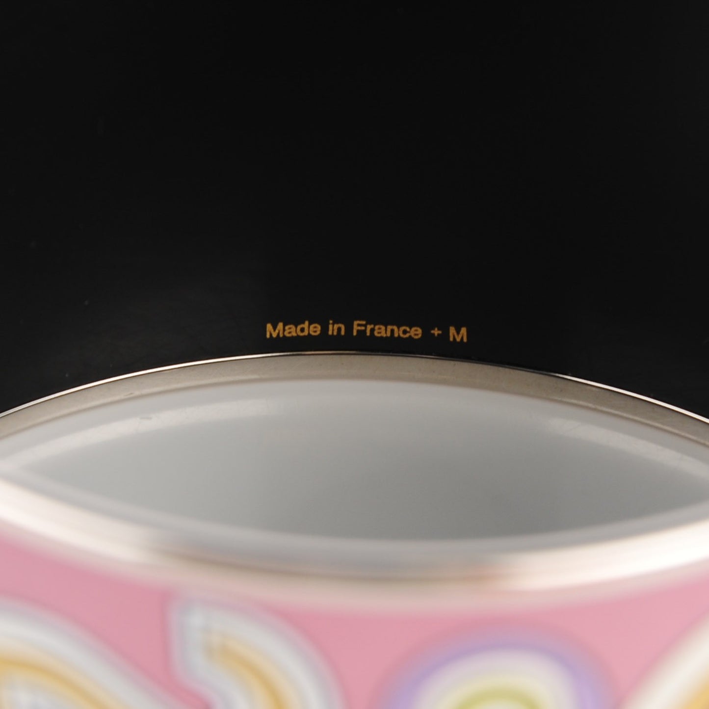 Enamel Printed Tohu Bohu Extra Wide Bracelet 70 Pink