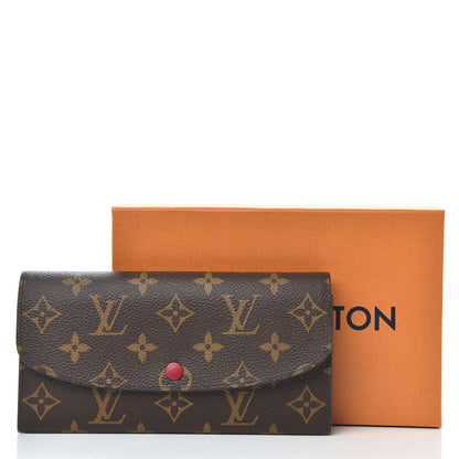Louis Vuitton Monogram Emilie Wallet Fuchsia 7 of 7