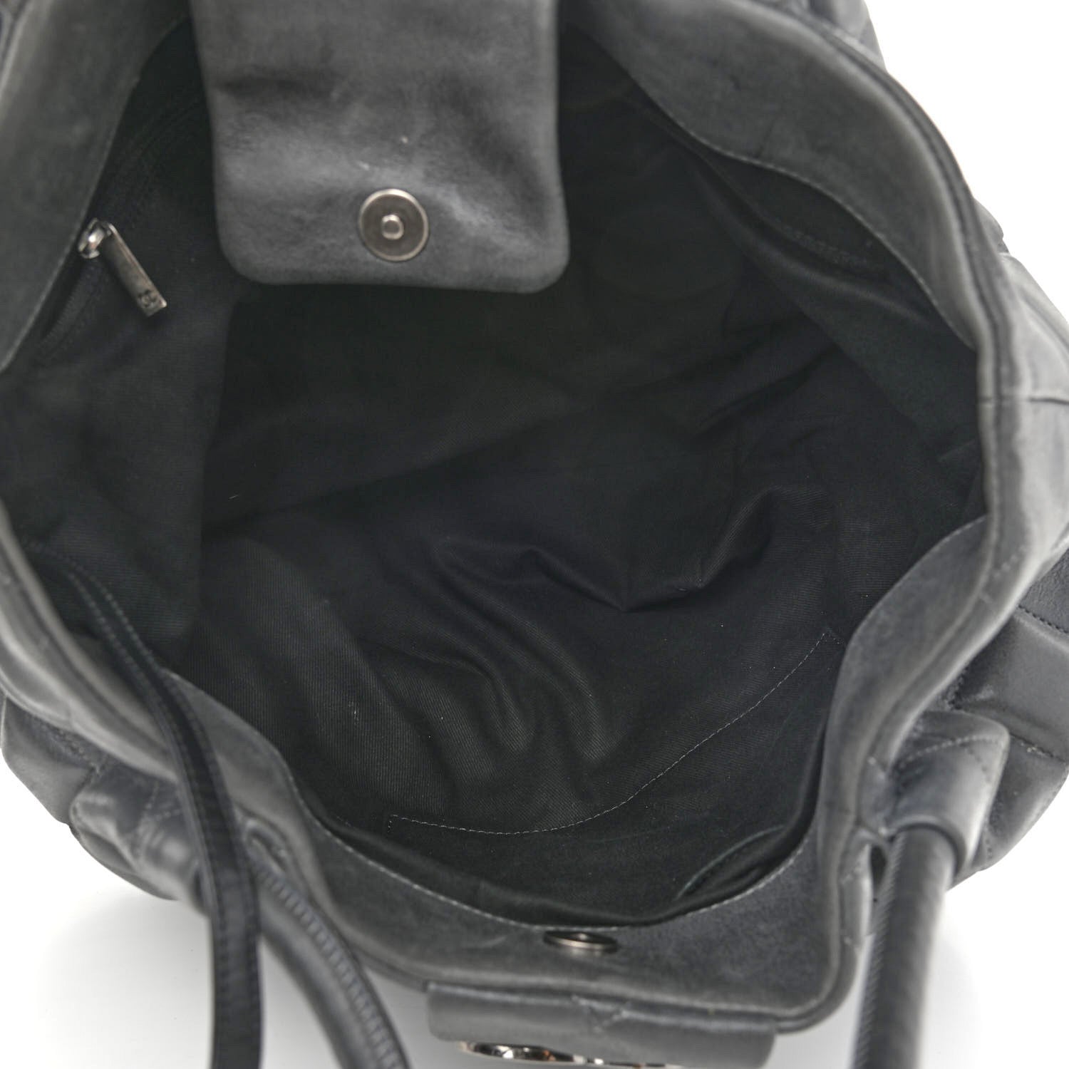 Chanel Calfskin Sloane Square Tote Grey 5 of 12