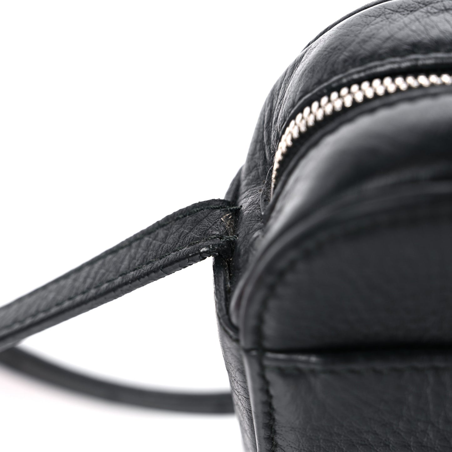 Calfskin Logo XS Everyday Camera Bag Black