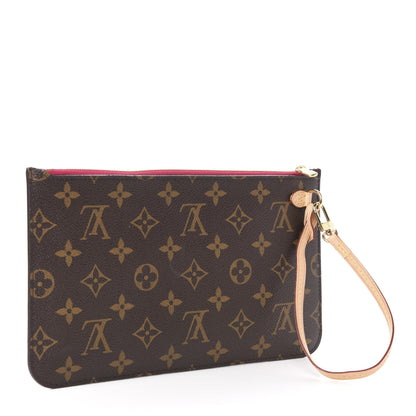 Louis Vuitton Monogram Neverfull MM GM Pochette Pivoine 3 of 9