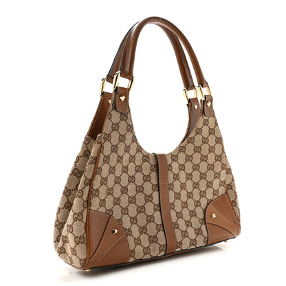 Gucci Monogram Calfskin Large Bardot Shoulder Bag Brown 2 of 14