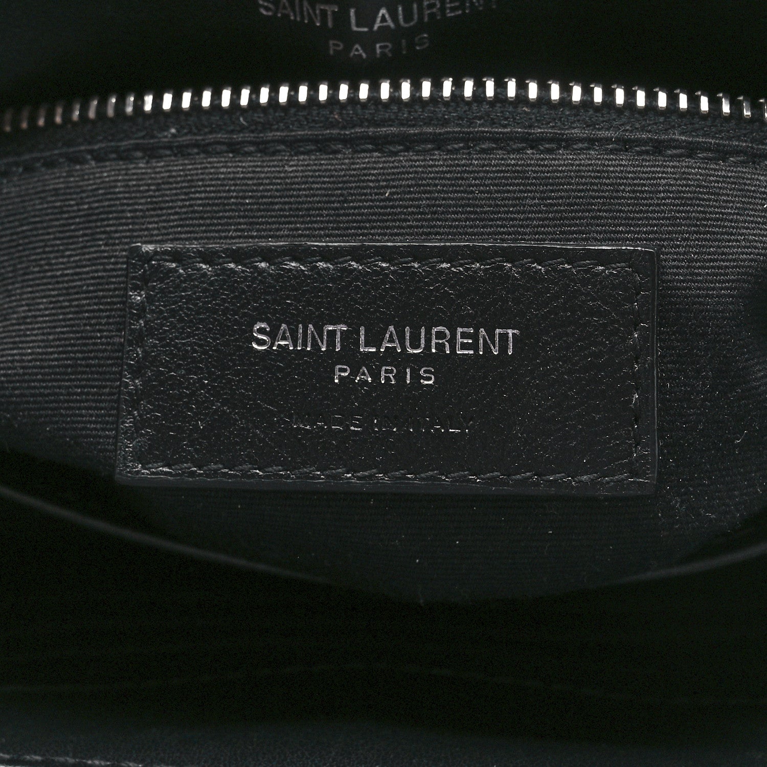 Saint Laurent Calfskin Y Quilted Monogram Toy Loulou Crossbody Bag Black 7 of 12