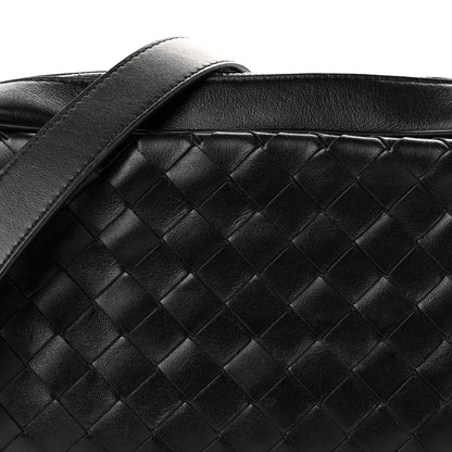 Bottega Veneta Calfskin Intrecciato Small Camera Bag Black 8 of 11