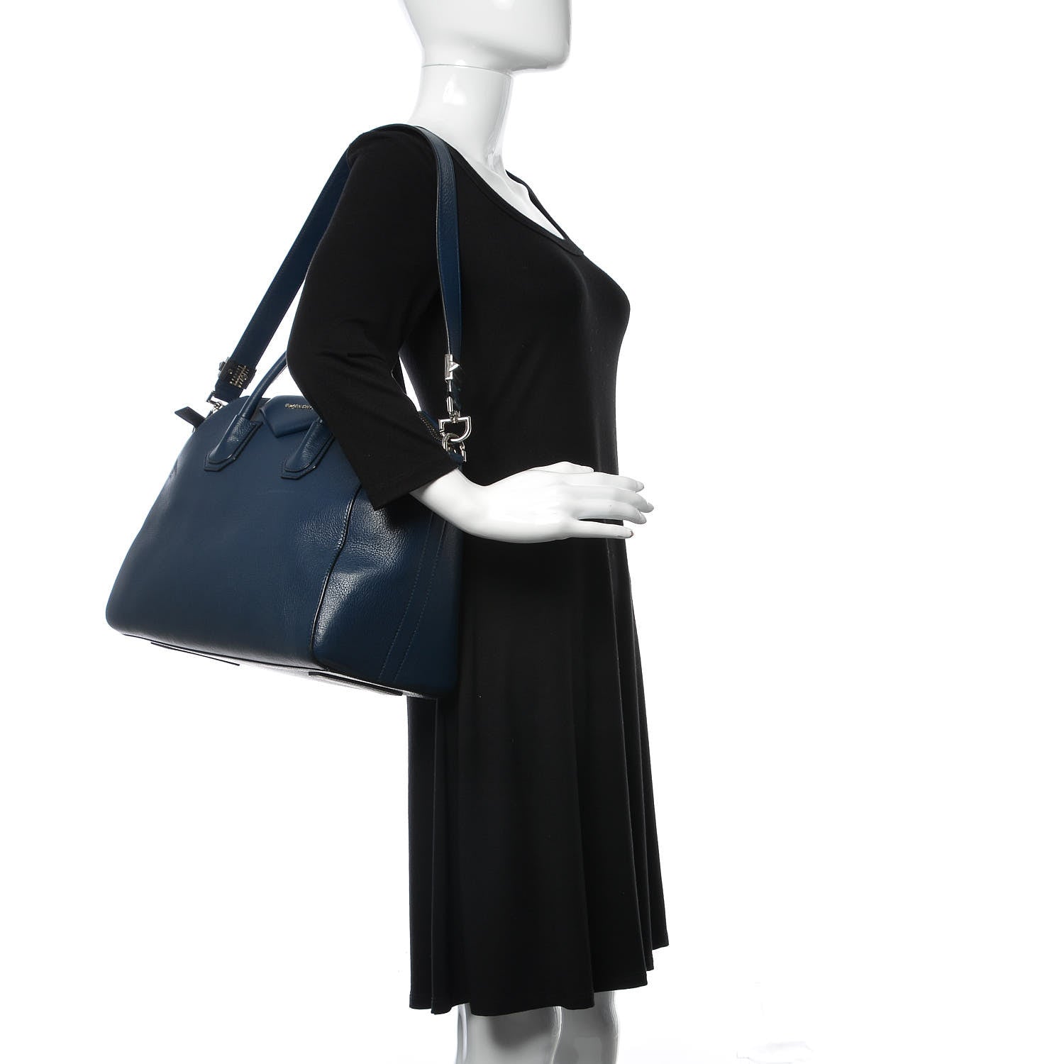 Givenchy Sugar Goatskin Medium Antigona Deep Blue 2 of 10