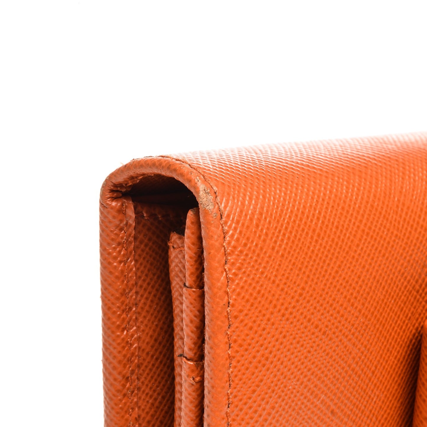 Saffiano Bow Continental Wallet Papaya