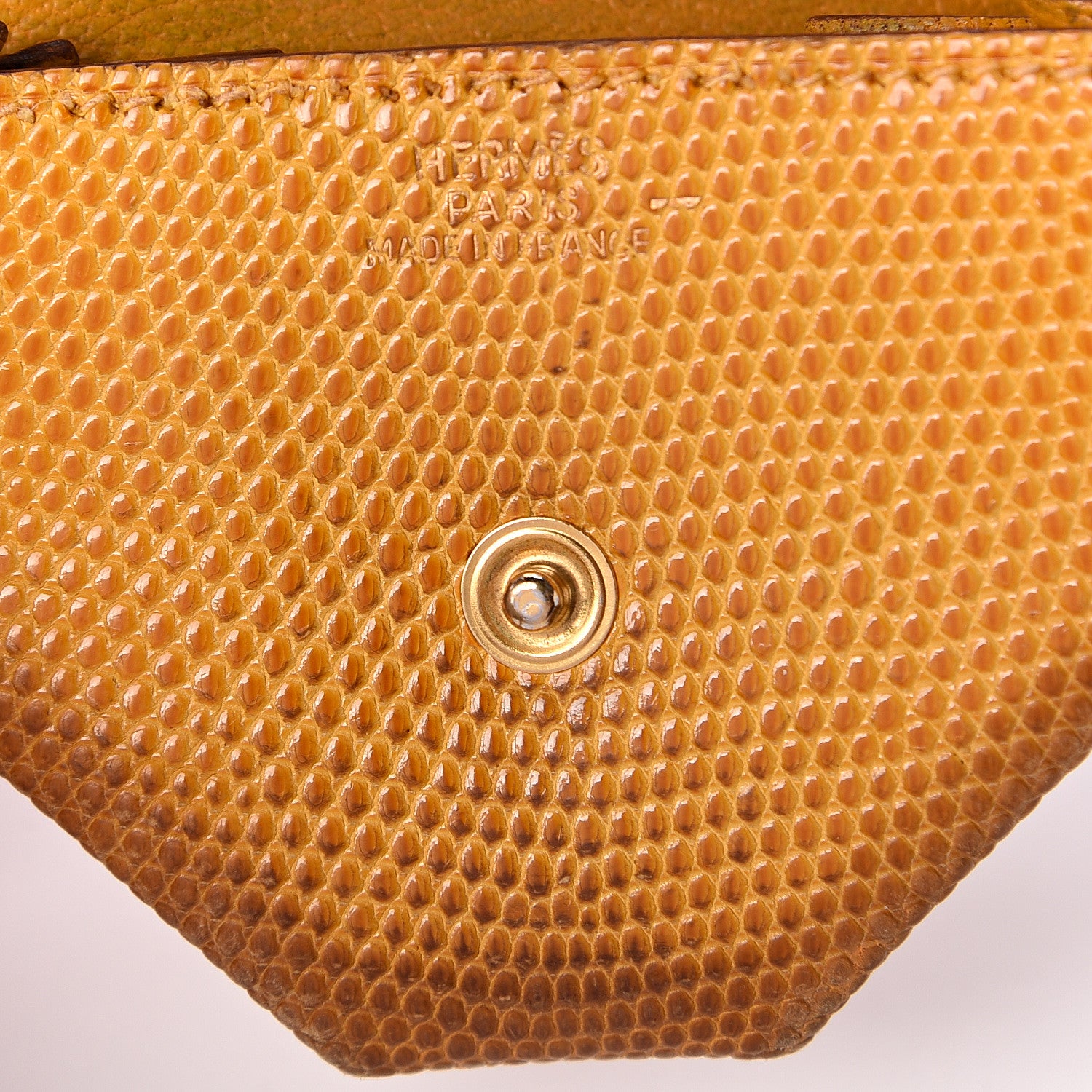 Hermes Lizard 24 Change Purse Sapphire 5 of 5