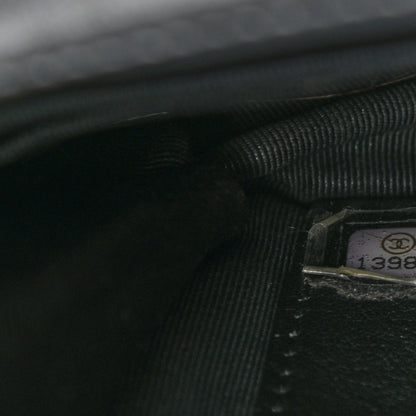 Chanel Patent Quilted Wallet On Chain WOC Black 8 of 12