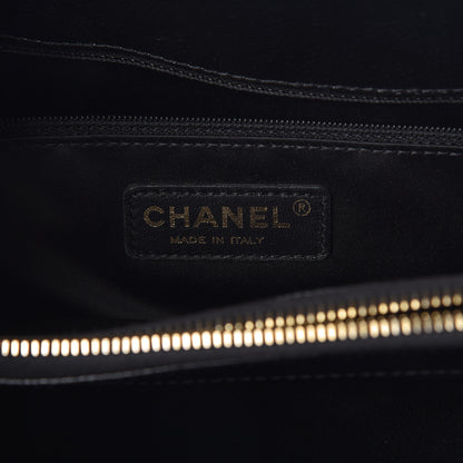 Chanel Caviar Quilted Grand Shopping Tote GST Black 9 of 10