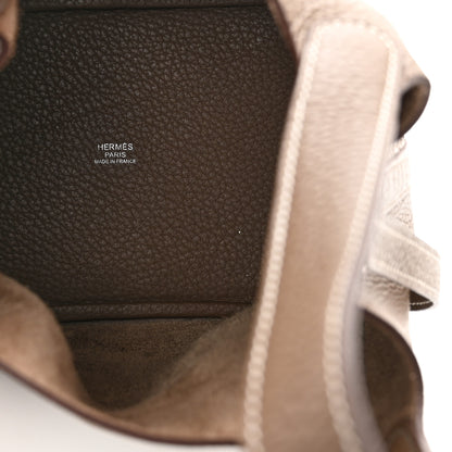 Hermes Taurillon Clemence Picotin Lock 18 PM Etoupe 5 of 9