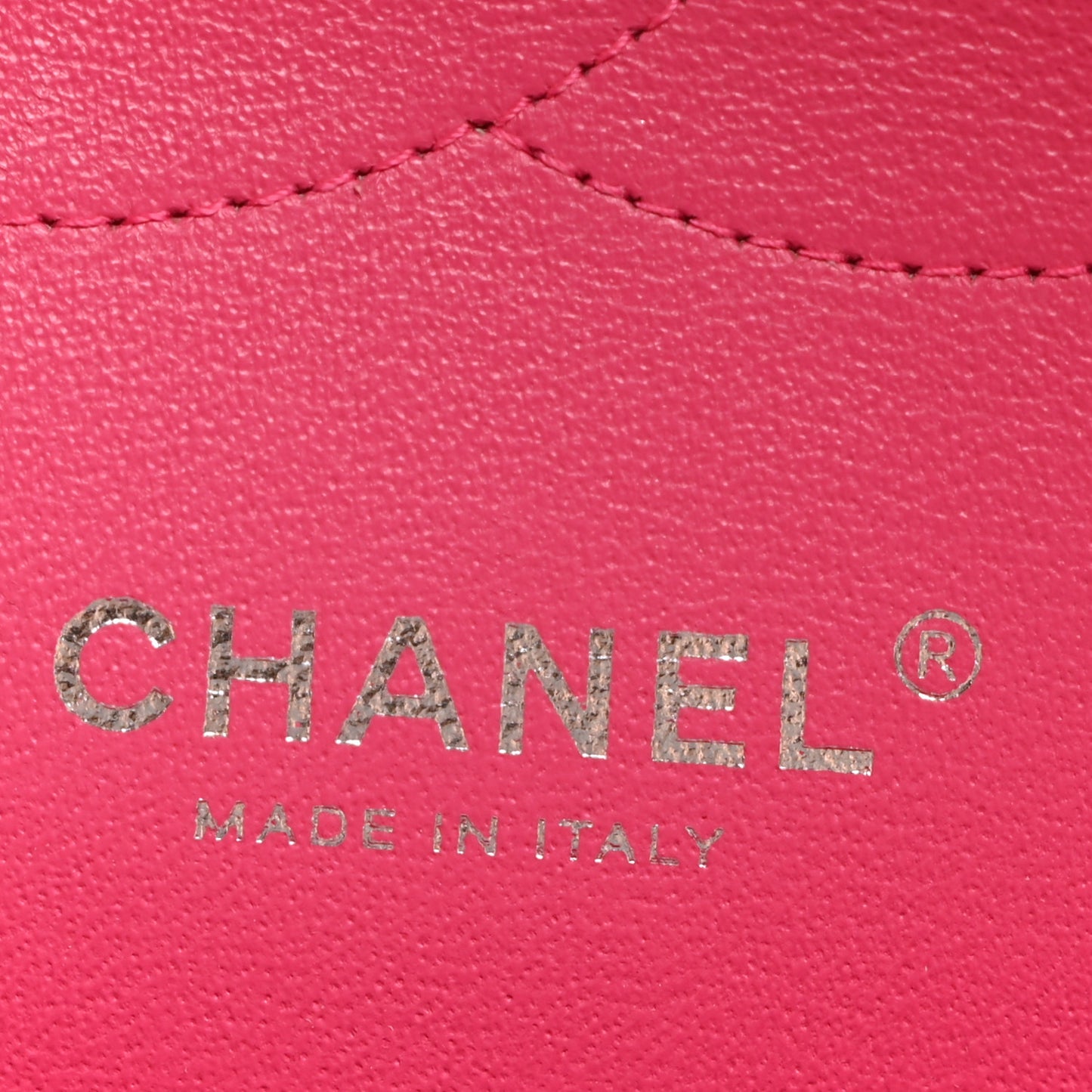 Lambskin Quilted Jumbo Double Flap Dark Pink