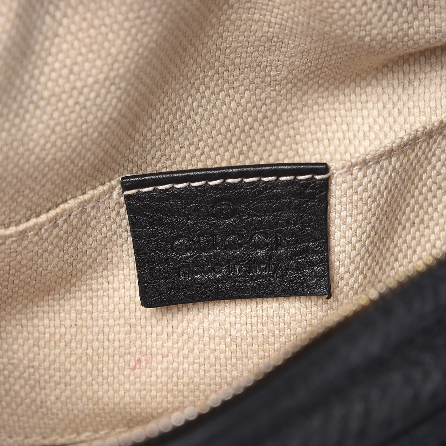 Gucci Pebbled Calfskin Mini Soho Chain Bag Black 6 of 8