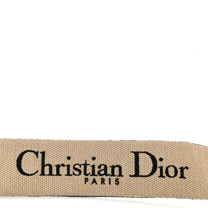 Christian Dior Canvas Embroidered Shoulder Strap Rose Multicolor 4 of 6