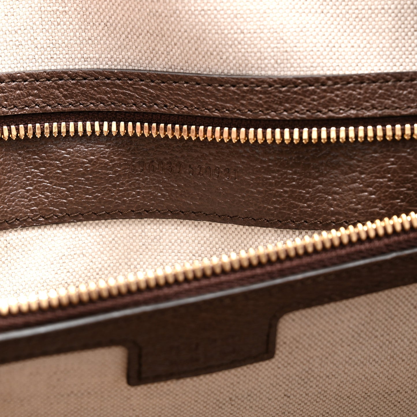 Monogram Jumbo GG Textured Dollar Calfskin Web Large Duffle Bag Camel Ebony