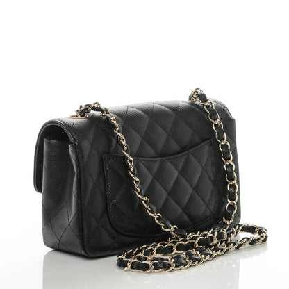 Chanel Caviar Quilted Mini Rectangular Flap Black 3 of 7