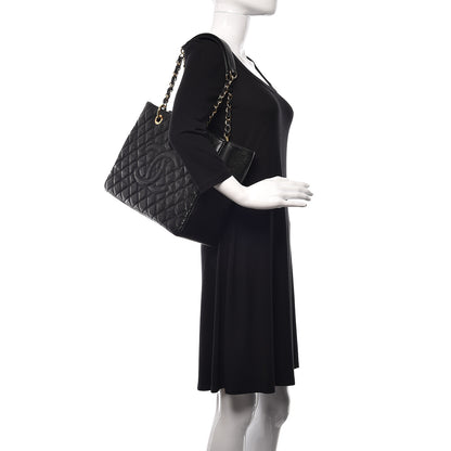 Chanel Caviar Quilted Grand Shopping Tote GST Black 2 of 12