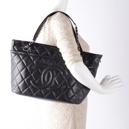 Chanel Caviar CC Timeless Tote Black 2 of 7